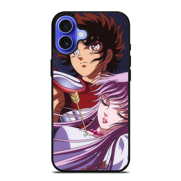 SAINT SEIYA PEGASUSAND PRINCESS ATHENA iPhone 16 Case Cover