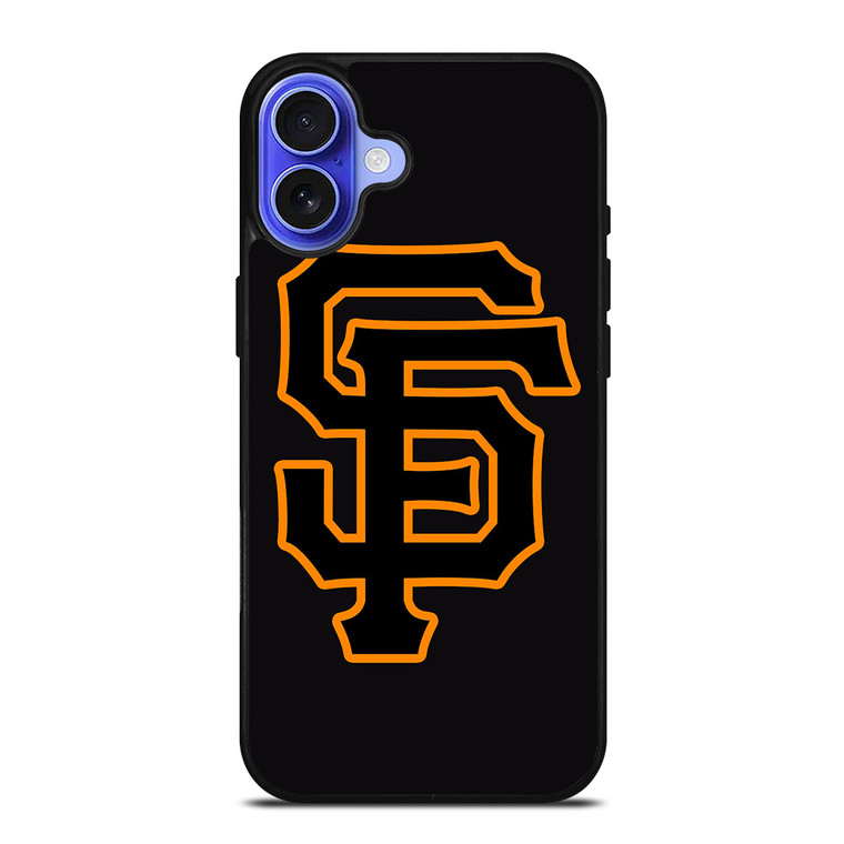 SAN FRANCISCO GIANTS BLACK LOGO iPhone 16 Case Cover