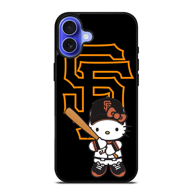 SAN FRANCISCO GIANTS HELLO KITTY iPhone 16 Case Cover SAN FRANCISCO GIANTS HELLO KITTY iPhone 16 Case Cover
