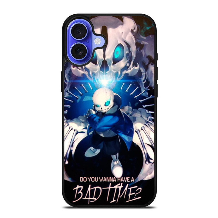 SANS UNDERTALE BAD TIME iPhone 16 Case Cover