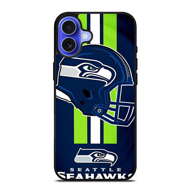 SEATTLE SEAHAWKS LOGO HELMET iPhone 16 Case Cover