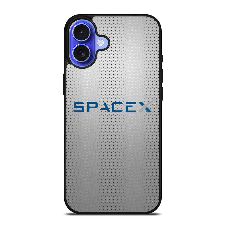 SPACE X LOGO DOT GREY iPhone 16 Case Cover