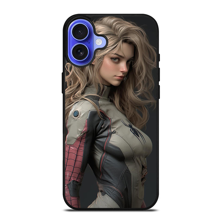SPIDER GIRL MARVEL COMICS CARTOON SEXY iPhone 16 Case Cover