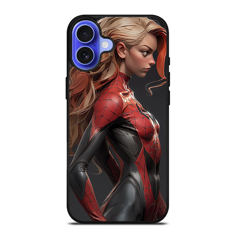 SPIDER GIRL SEXY CARTOON MARVEL COMICS iPhone 16 Case Cover