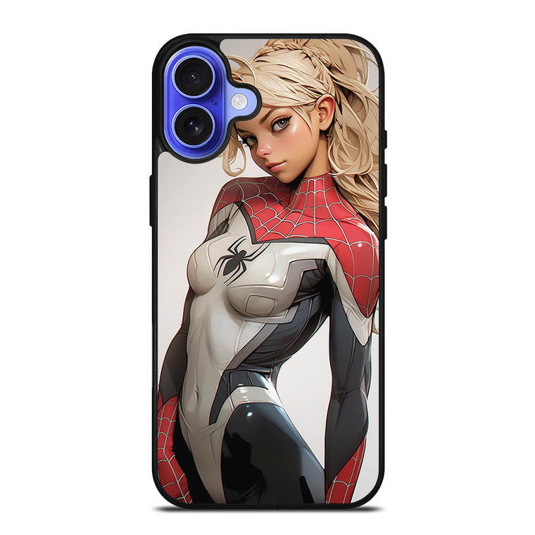 SPIDER GIRL SEXY MARVEL COMICS CARTOON iPhone 16 Case Cover