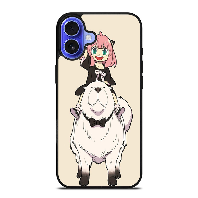 SPY X FAMILY ANYA AND BOND FORGER MANGA ANIME iPhone 16 Case Cover