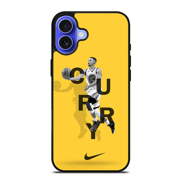 STEPHEN CURRY BASKETBALL GOLDEN STATE WARRIORS NIKE iPhone 16 Case Cover