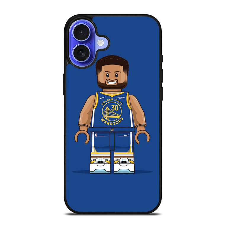 STEPHEN CURRY GOLDEN STATE WARRIORS NBA LEGO BASKETBALL iPhone 16 Case Cover