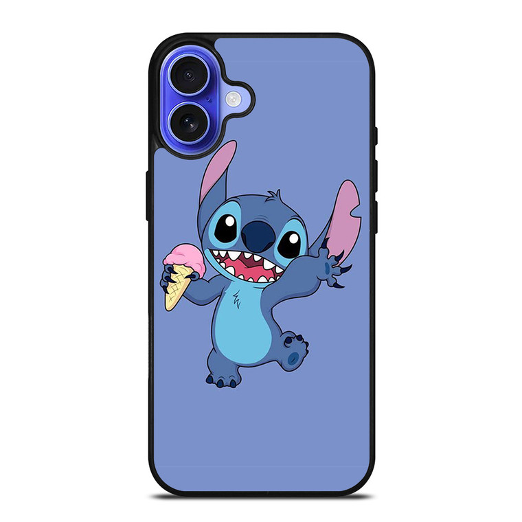 STITCH DISNEY CARTOON ICE CREAM iPhone 16 Case Cover