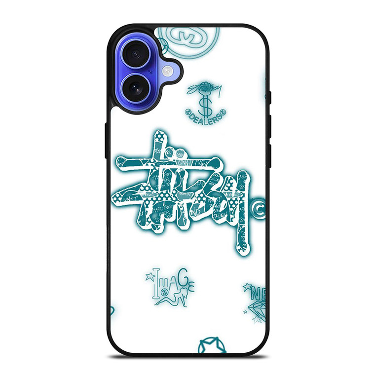 STUSSY LOGO THE DEALERS ICON iPhone 16 Case Cover