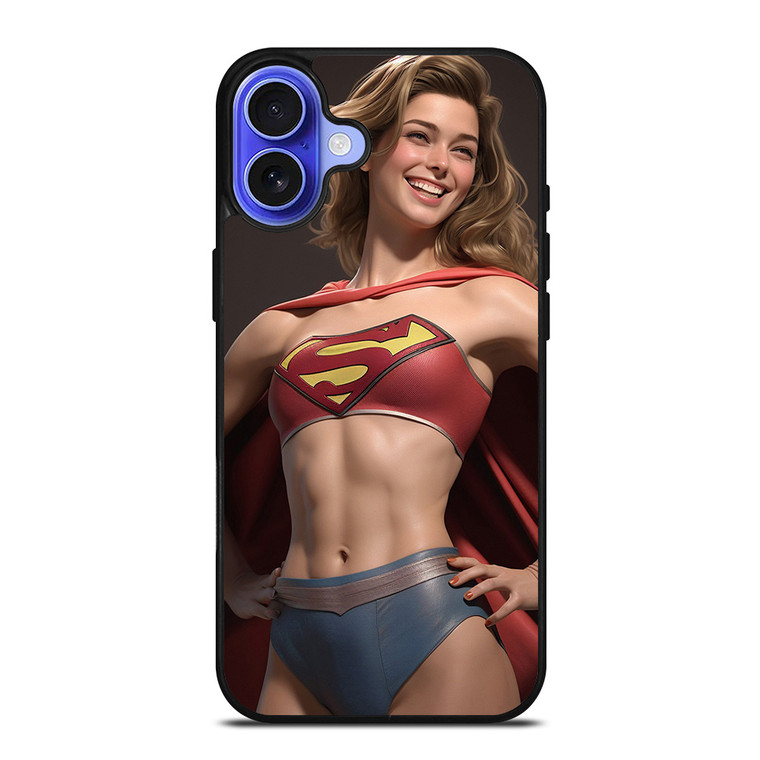 SUPERGIRL SEXY DC SUPERHERO iPhone 16 Case Cover