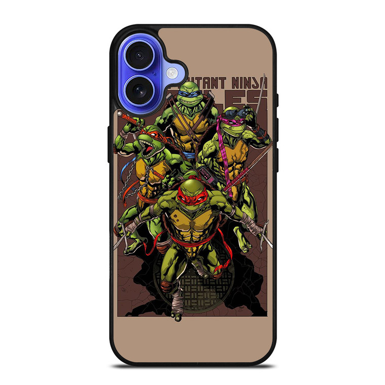TMNT TEENAGE MUTANT NINJA TURTLE CARTOON iPhone 16 Case Cover