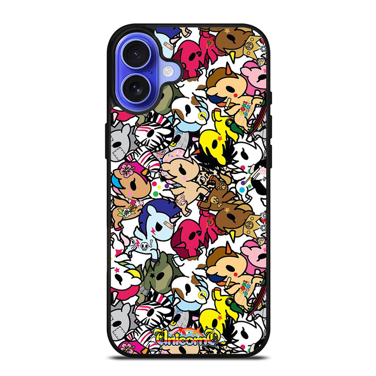TOKIDOKI UNICORN COLLAGE iPhone 16 Case Cover