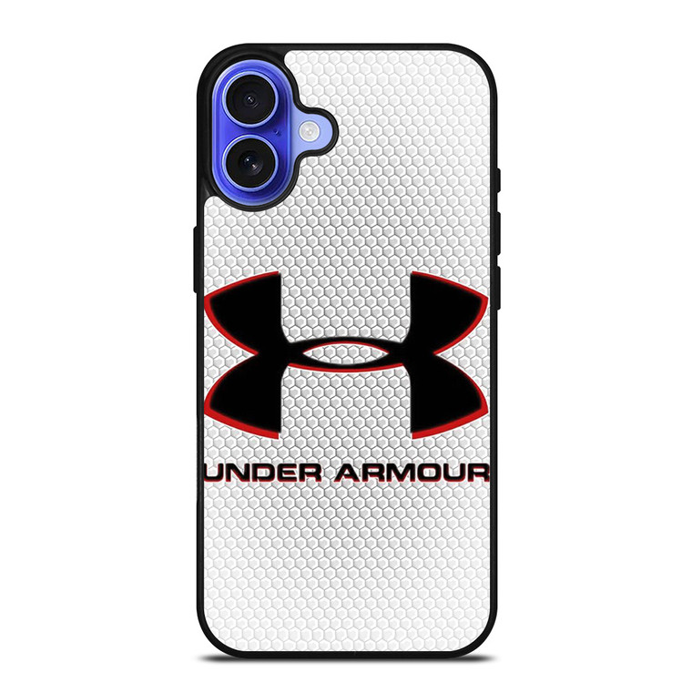 UNDER ARMOUR LOGO WHITE ICON iPhone 16 Case Cover