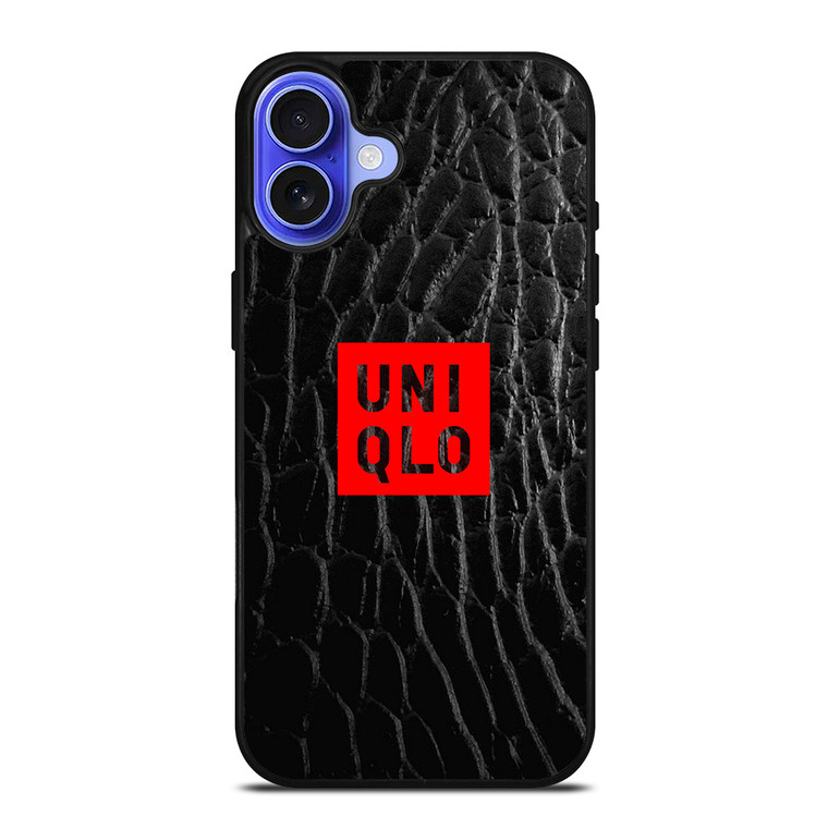UNIQLO LOGO SNAKE SKIN iPhone 16 Case Cover