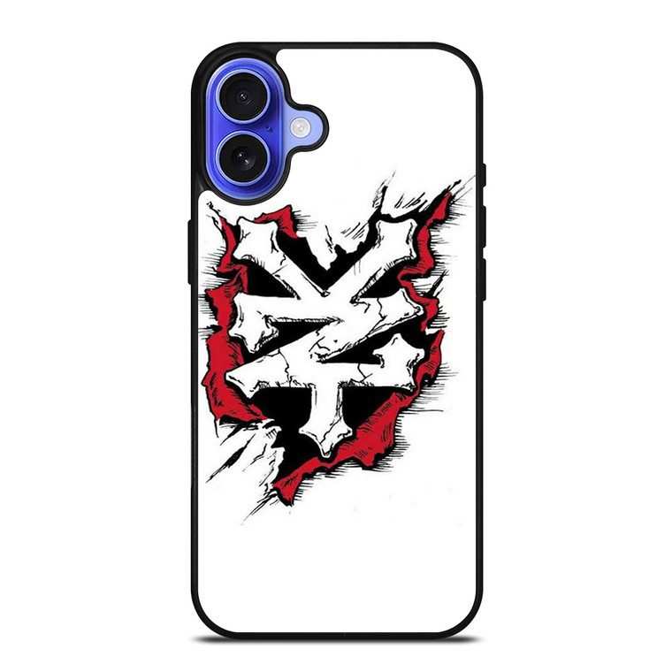 ZOO YORK LOGO WHITE iPhone 16 Case Cover
