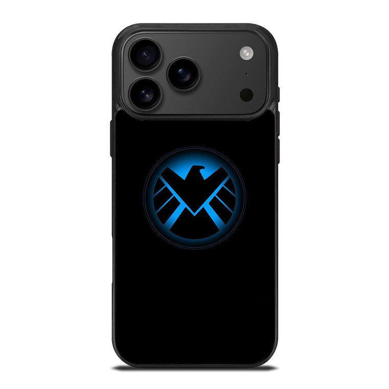 AGENTS OF SHIELD MARVEL LOGO BLUE iPhone 17 Pro Max Case Cover