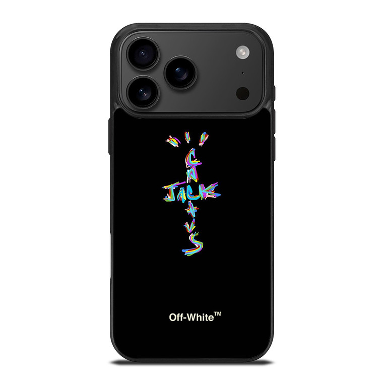 CACTUS JACK TRAVIS SCOTT X OFF WHITE 2 iPhone 17 Pro Max Case Cover