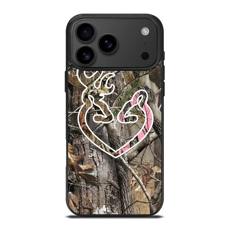 CAMO BROWNING LOVE iPhone 17 Pro Max Case Cover