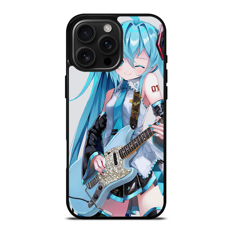 HATSUNE MIKU GUITAR iPhone 16 Pro Max Case Cover HATSUNE MIKU GUITAR iPhone 16 Pro Max Case Cover