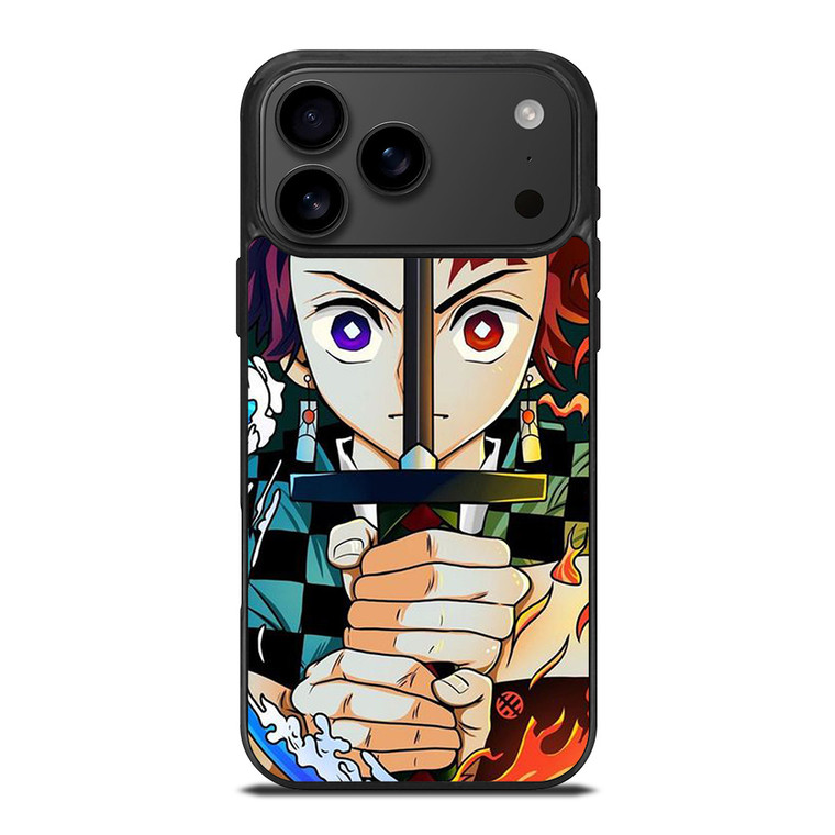 DEMON SLAYER KIMETSU NO YAIBA TANJIRO KAMADO FIRE WATER iPhone 17 Pro Max Case Cover