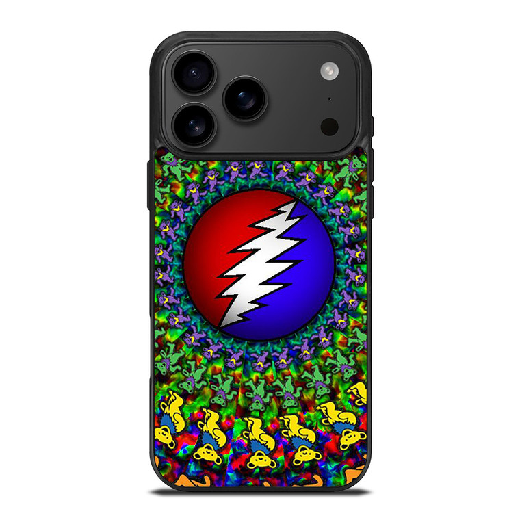 GRATEFUL DEAD DANCING BEARS LOGO iPhone 17 Pro Max Case Cover