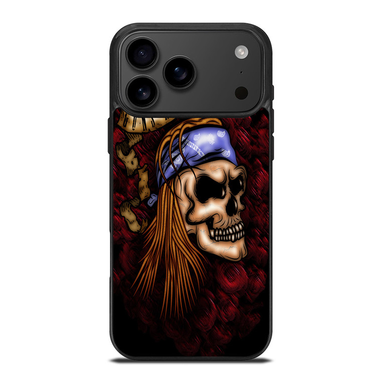GUNS N ROSES AXL SKULL iPhone 17 Pro Max Case Cover