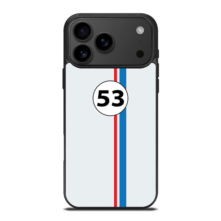HERBIE 53 VOLKS WAGEN VW iPhone 17 Pro Max Case Cover HERBIE 53 VOLKS WAGEN VW iPhone 17 Pro Max Case Cover