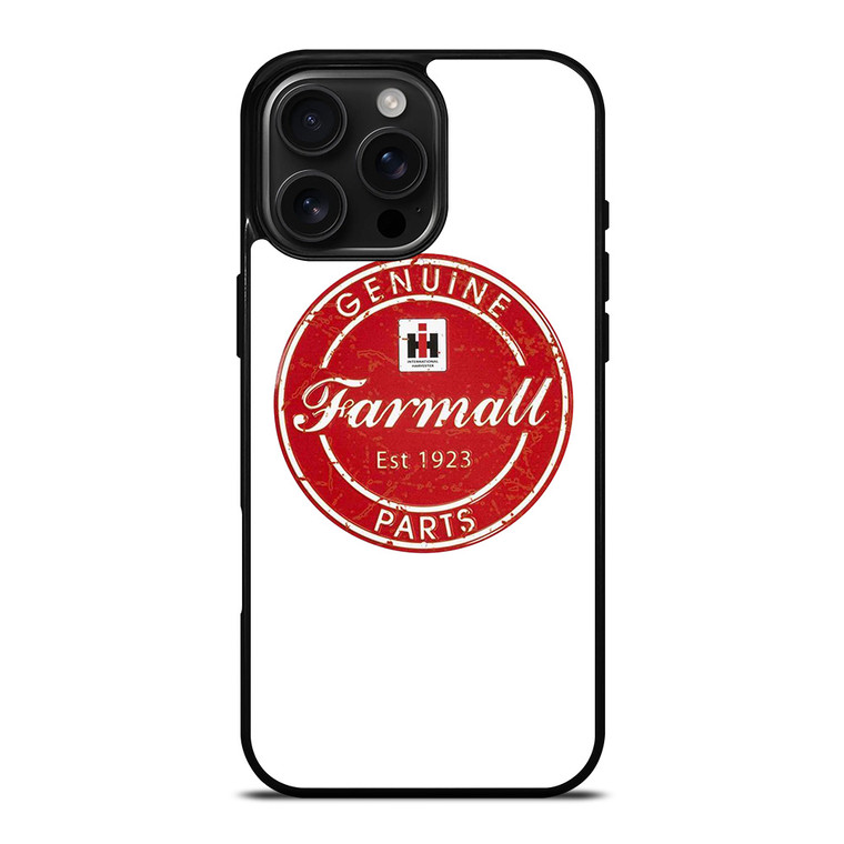 IH INTERNATIONAL HARVESTER FARMALL TRACTOR LOGO PARTS EST 1923 iPhone 16 Pro Max Case Cover