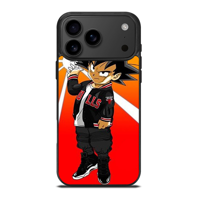 KIDS GOKU CHICAGO BULLS NBA iPhone 17 Pro Max Case Cover KIDS GOKU CHICAGO BULLS NBA iPhone 17 Pro Max Case Cover