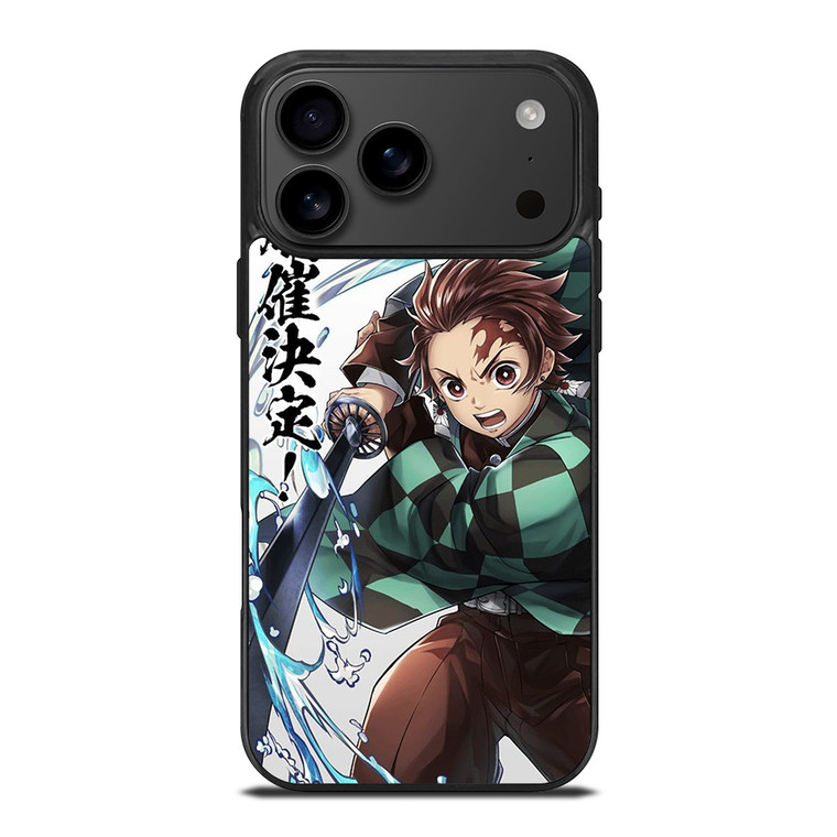 KIMETSU NO YAIBA DEMON SLAYER TANJIRO KAMADO FIRE WATER iPhone 17 Pro Max Case Cover