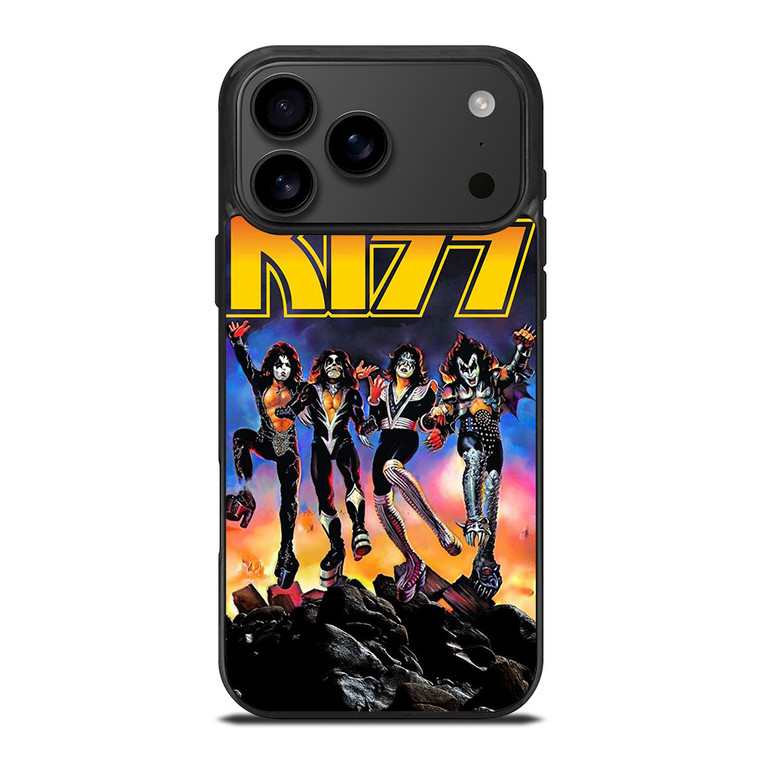 KISS BAND ROCK AND ROLL iPhone 17 Pro Max Case Cover