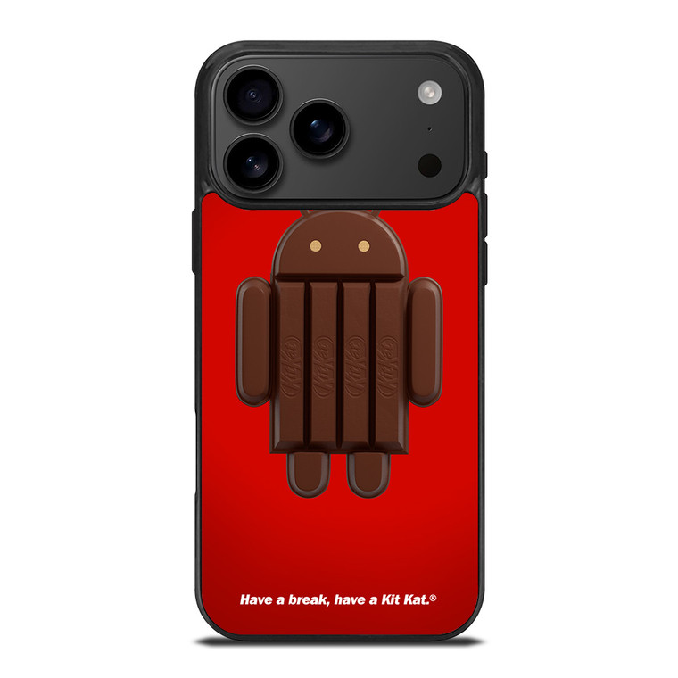KIT KAT CHOCOLATE ANDROID ICON iPhone 17 Pro Max Case Cover KIT KAT CHOCOLATE ANDROID ICON iPhone 17 Pro Max Case Cover