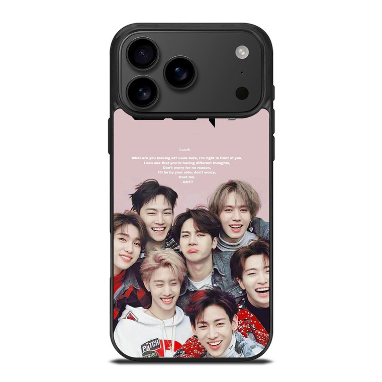 KPOP GOT7 QUOTE iPhone 17 Pro Max Case Cover