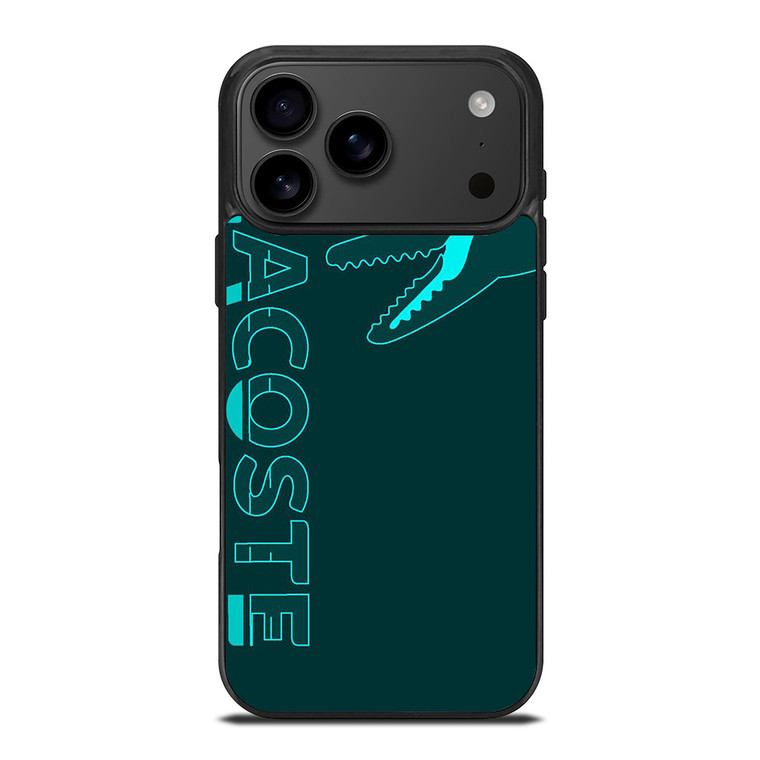 LACOSTE CROC LOGO GREEN iPhone 17 Pro Max Case Cover