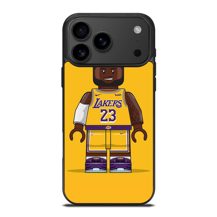 LEBRON JAMES LA LAKERS NBA LEGO BASKETBALL iPhone 17 Pro Max Case Cover LEBRON JAMES LA LAKERS NBA LEGO BASKETBALL iPhone 17 Pro Max Case Cover