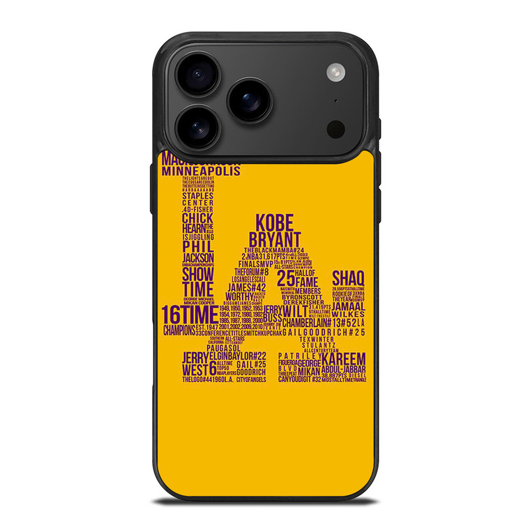 LOS ANGELES LAKERS LA iPhone 17 Pro Max Case Cover LOS ANGELES LAKERS LA iPhone 17 Pro Max Case Cover