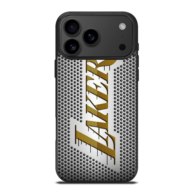 LOS ANGELES LAKERS METAL LOGO iPhone 17 Pro Max Case Cover LOS ANGELES LAKERS METAL LOGO iPhone 17 Pro Max Case Cover