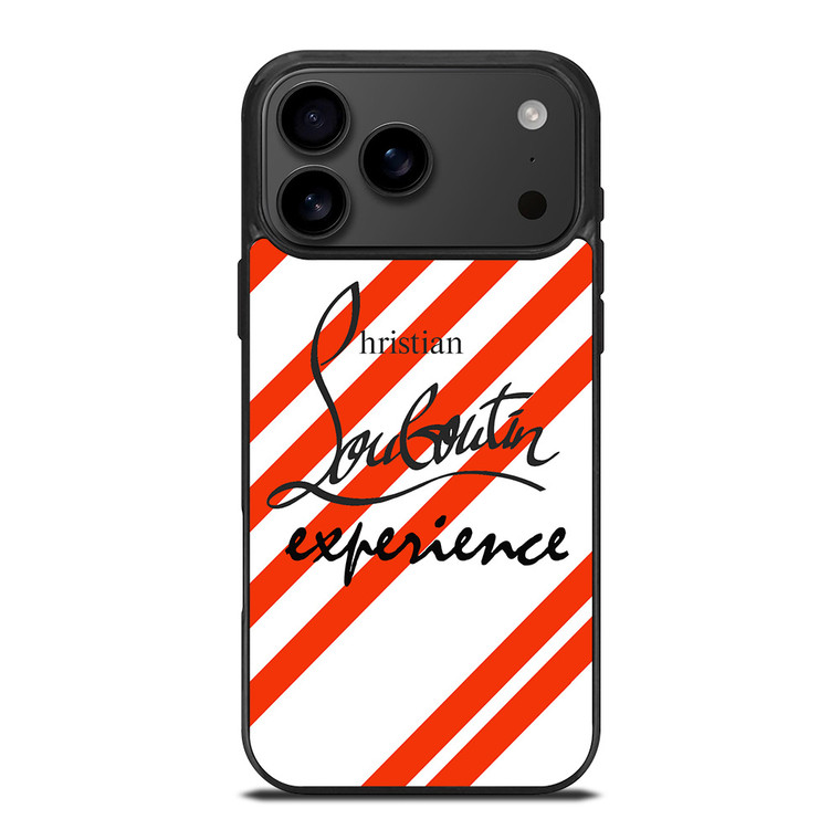 LOUBOUTIN STRIPE LOGO iPhone 17 Pro Max Case Cover
