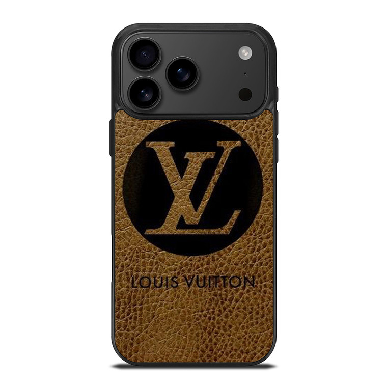LOUIS VUITTON PARIS LV LOGO LEATHER iPhone 17 Pro Max Case Cover LOUIS VUITTON PARIS LV LOGO LEATHER iPhone 17 Pro Max Case Cover
