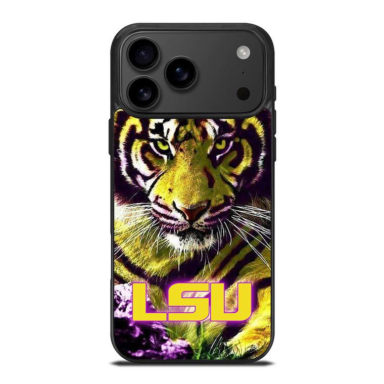 LSU TIGERS LOUISIANA STATE UNIVERSITY FOOTBALL LOGO iPhone 17 Pro Max Case Cover