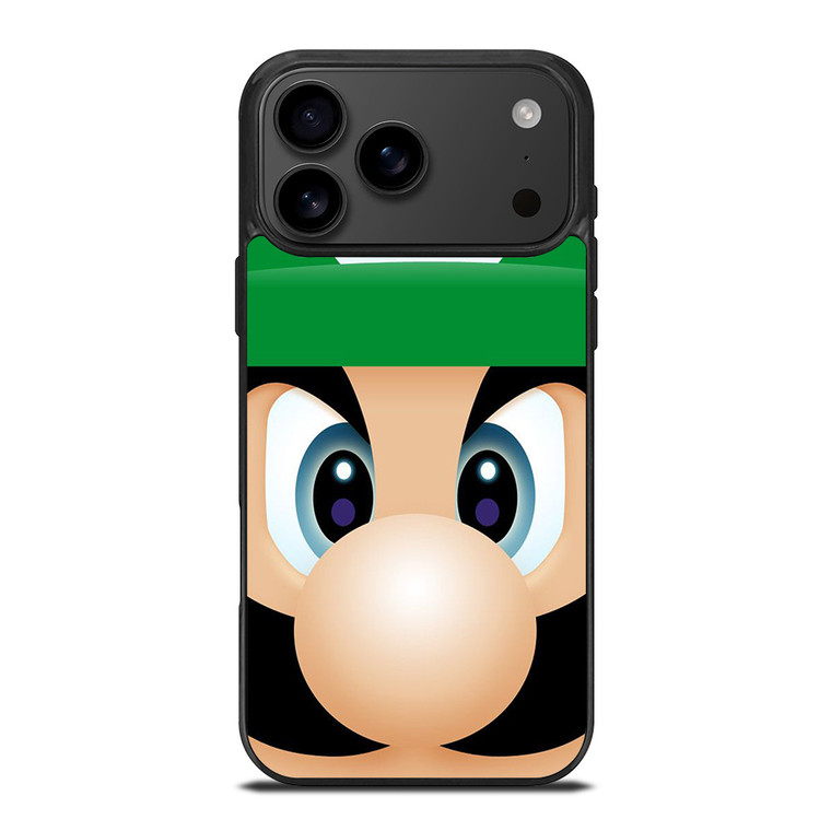 LUIGI SUPER MARIO FACE iPhone 17 Pro Max Case Cover LUIGI SUPER MARIO FACE iPhone 17 Pro Max Case Cover