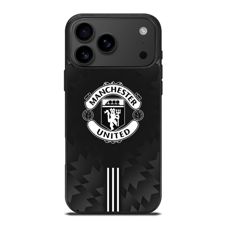 MANCHESTER UNITED BLACK LOGO iPhone 17 Pro Max Case Cover MANCHESTER UNITED BLACK LOGO iPhone 17 Pro Max Case Cover