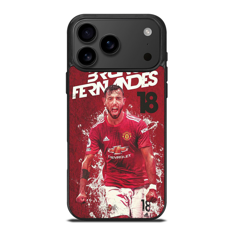 MANCHESTER UNITED BRUNO FERNANDES iPhone 17 Pro Max Case Cover MANCHESTER UNITED BRUNO FERNANDES iPhone 17 Pro Max Case Cover