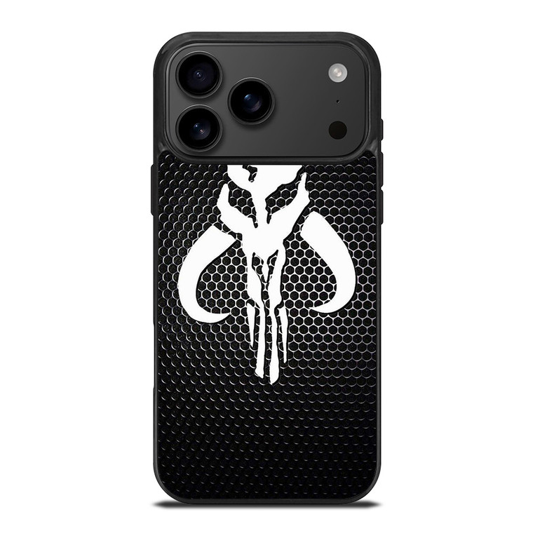 MANDALORIAN METAL CARBON LOGO iPhone 17 Pro Max Case Cover
