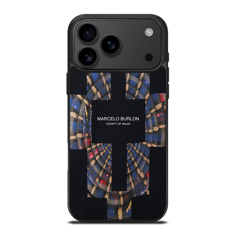 MARCELO BURLON COUNTY OF MILAN LOGO iPhone 17 Pro Max Case Cover MARCELO BURLON COUNTY OF MILAN LOGO iPhone 17 Pro Max Case Cover