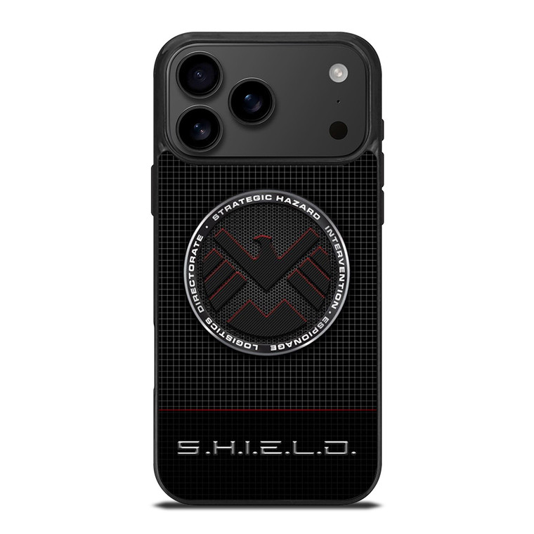 MARVEL AGENTS OF SHIELD LOGO METAL iPhone 17 Pro Max Case Cover