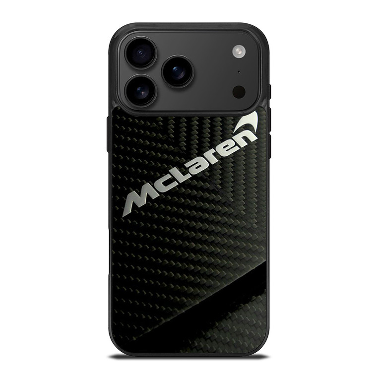 MCLAREN CAR LOGO CARBON iPhone 17 Pro Max Case Cover