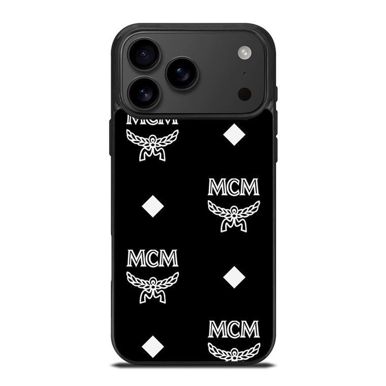 MCM WORLDWIDE LOGO BLACK iPhone 17 Pro Max Case Cover