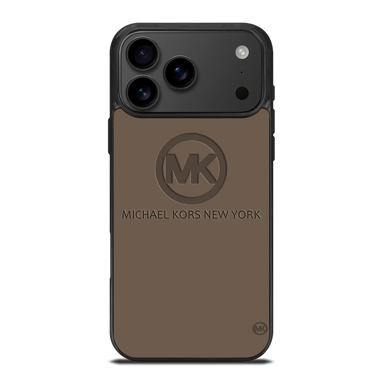 MICHAEL KORS NEW YORK LOGO BROWN iPhone 17 Pro Max Case Cover